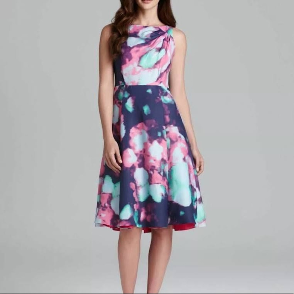 Kate Spade olivia watercolor fit and flare dress